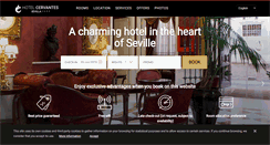 Desktop Screenshot of hotel-cervantes.com